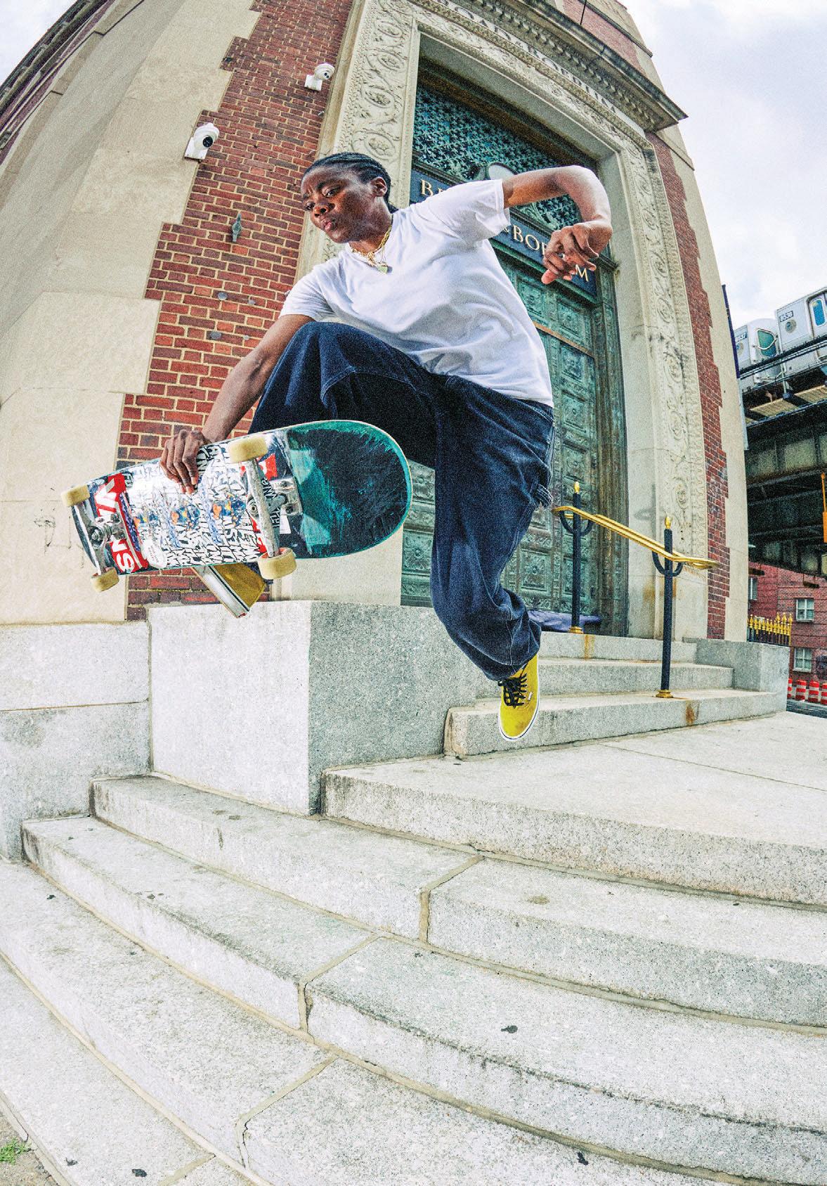 Transplanted New Yorker Beatrice Domond elevates in the world of skateboarding