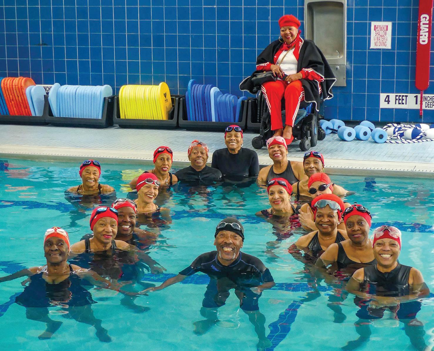 Harlem's diverse senior Honeys and Bears just keep swimming