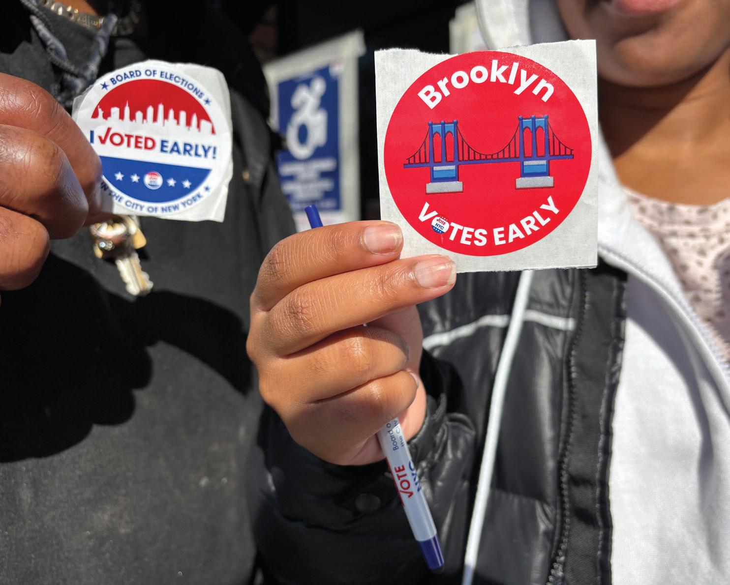 Early voting brings New Yorkers out as campaign enters home stretch
