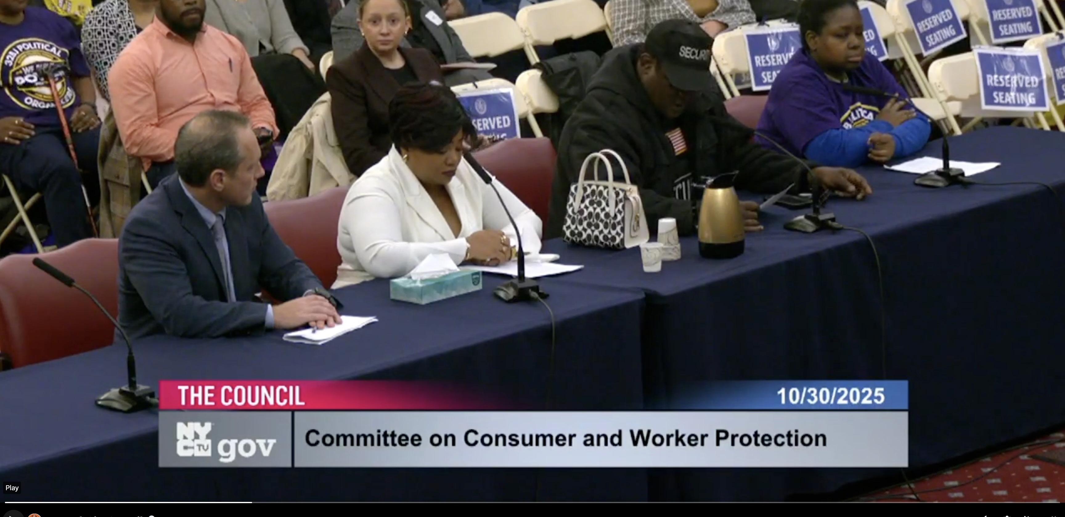 NYC security officers, unions call for standardized pay, benefits