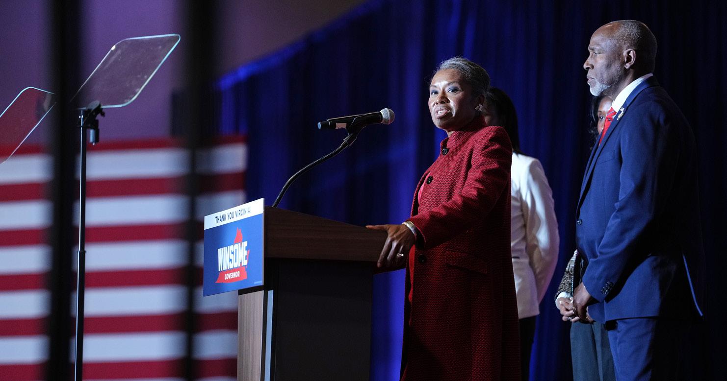 Black Republican Winsome Earle-Sears loses Virginia governor's race to Democrat Abigail Spanberger