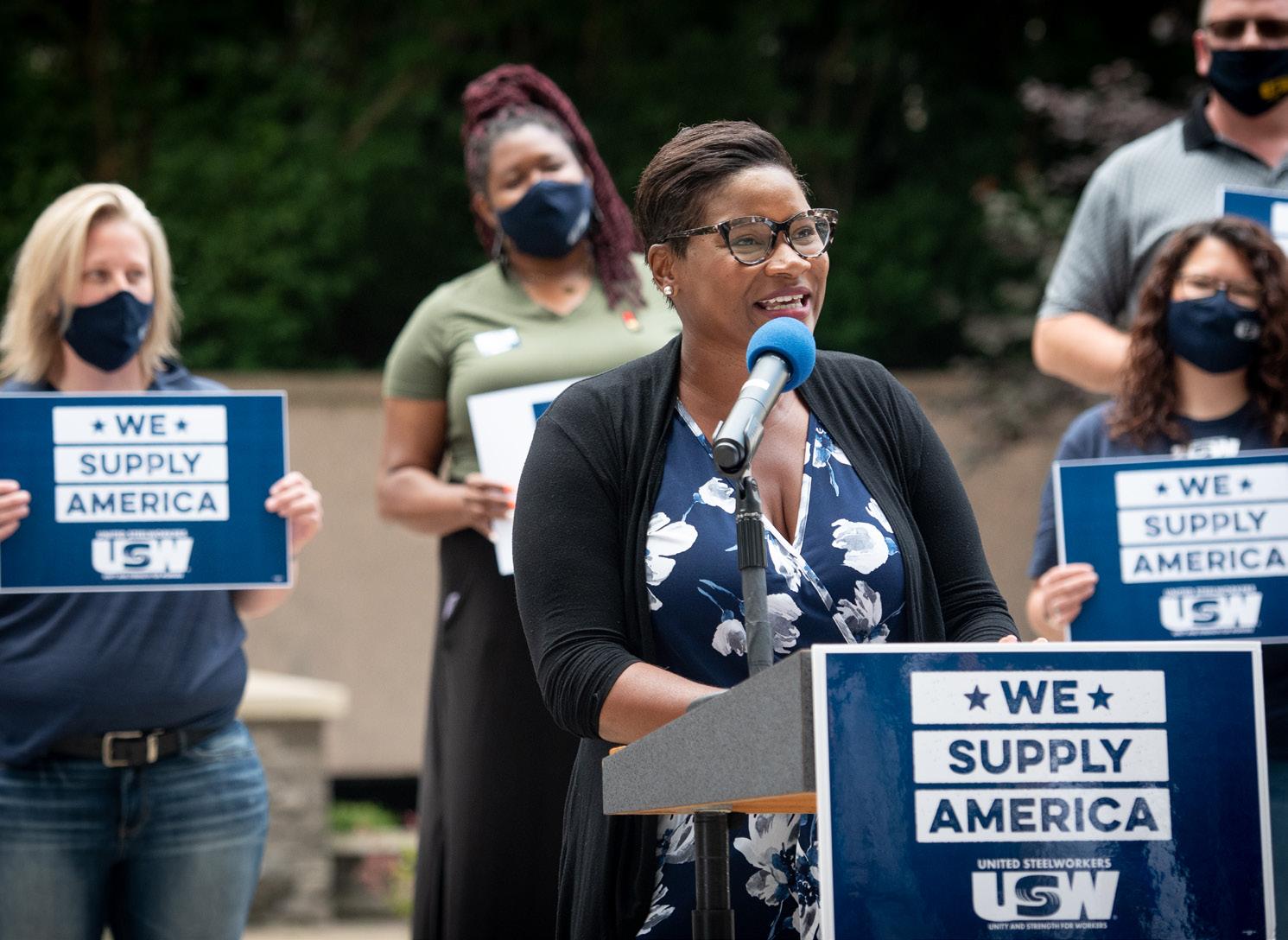 Roxanne Brown set to take the lead as the United Steelworkers' first Black president