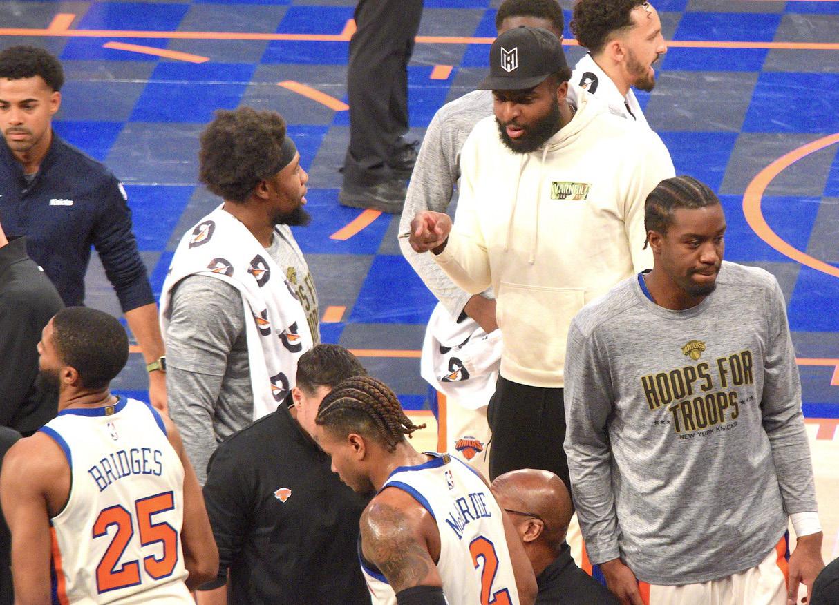 The Knicks establish an early season home court advantage