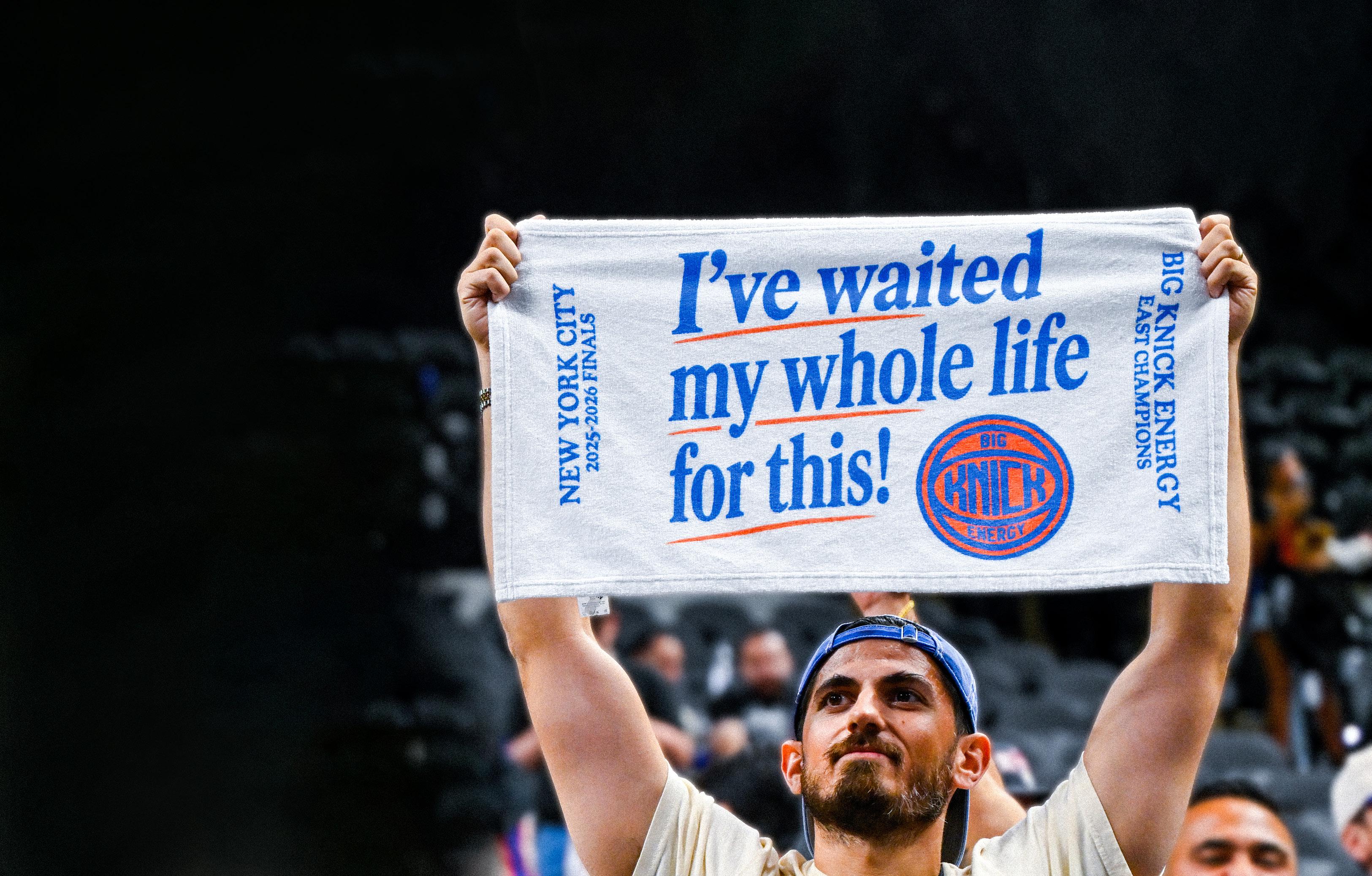 THE JOY OF A FAN FINALLY EXPERIENCING A KNICKS CHAMPIONSHIP