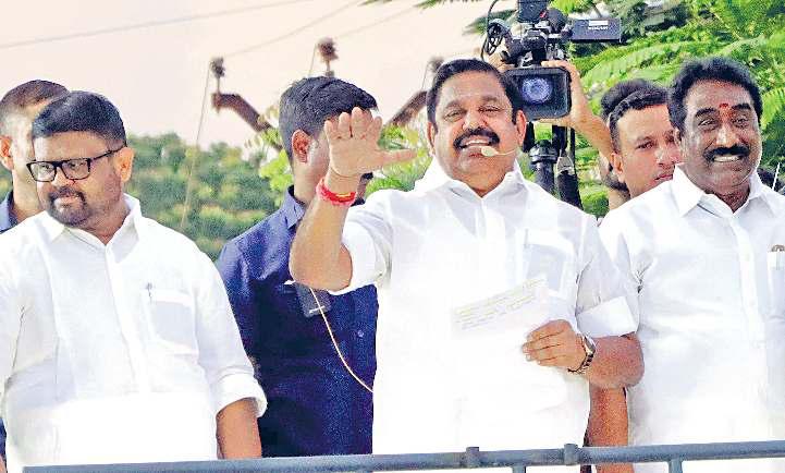 காஞ்சிபுரத்தில் எடப்பாடி பிரசார பயணம்
