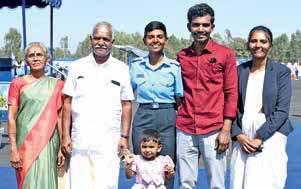விமானப்படையில் அதிகாரியாக திருநெல்வேலி பெண் சாதனை