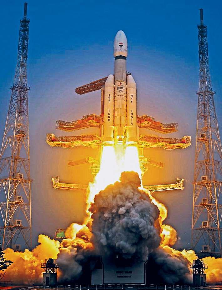 6100 கிலோ எடைகொண்ட அமெரிக்க செயற்கைகோளுடன் ‘பாகுபலி’ ராக்கெட் விண்ணில் பாய்ந்தது