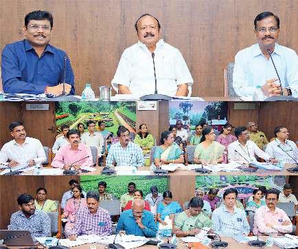புயல் காரணமாக நீரில் மூழ்கியுள்ள பயிர்களை பாதுகாக்க நடவடிக்கை
