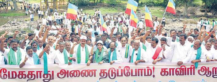 மேகதாது அணை கட்ட எதிர்ப்பு: அன்புமணி நடைபயணம்