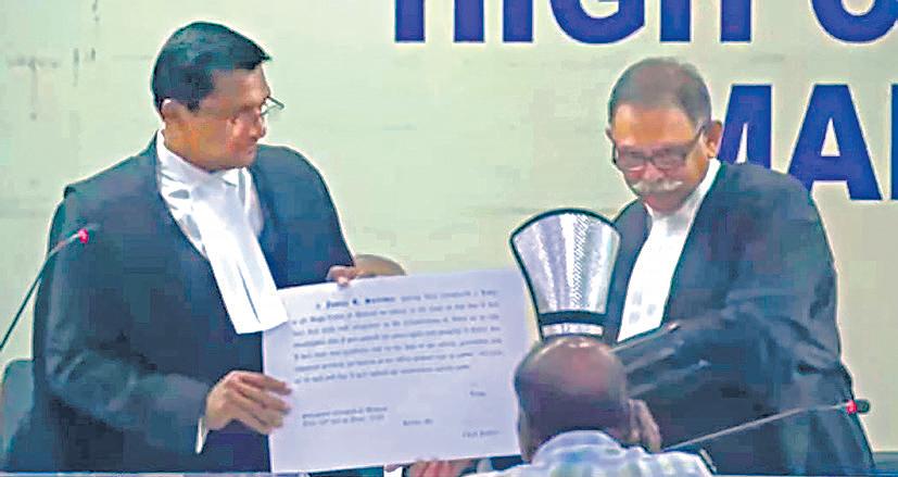 சென்னை உயர் நீதிமன்ற நீதிபதியாக தெலங்கானா ஐகோர்ட் நீதிபதி சுரேந்தர் பதவியேற்பு
