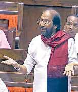 ஒன்றிய அமைச்சர் எல். முருகன் திருச்சி சிவா கடும் மோதல்