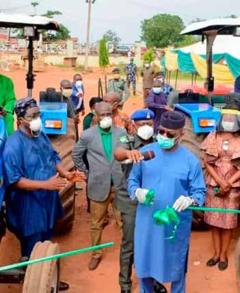 Ogun-Osun Backs Youth Farmers with Equipment