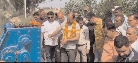 Dr Rajeev Bhagat MLA promises Irrigation Water upto the Tail end of Bishnah Constituency