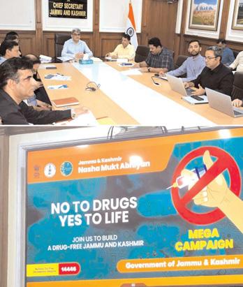 CS launches IEC campaign, Inspire Podcast, Web Portal to combat drug abuse in J&K