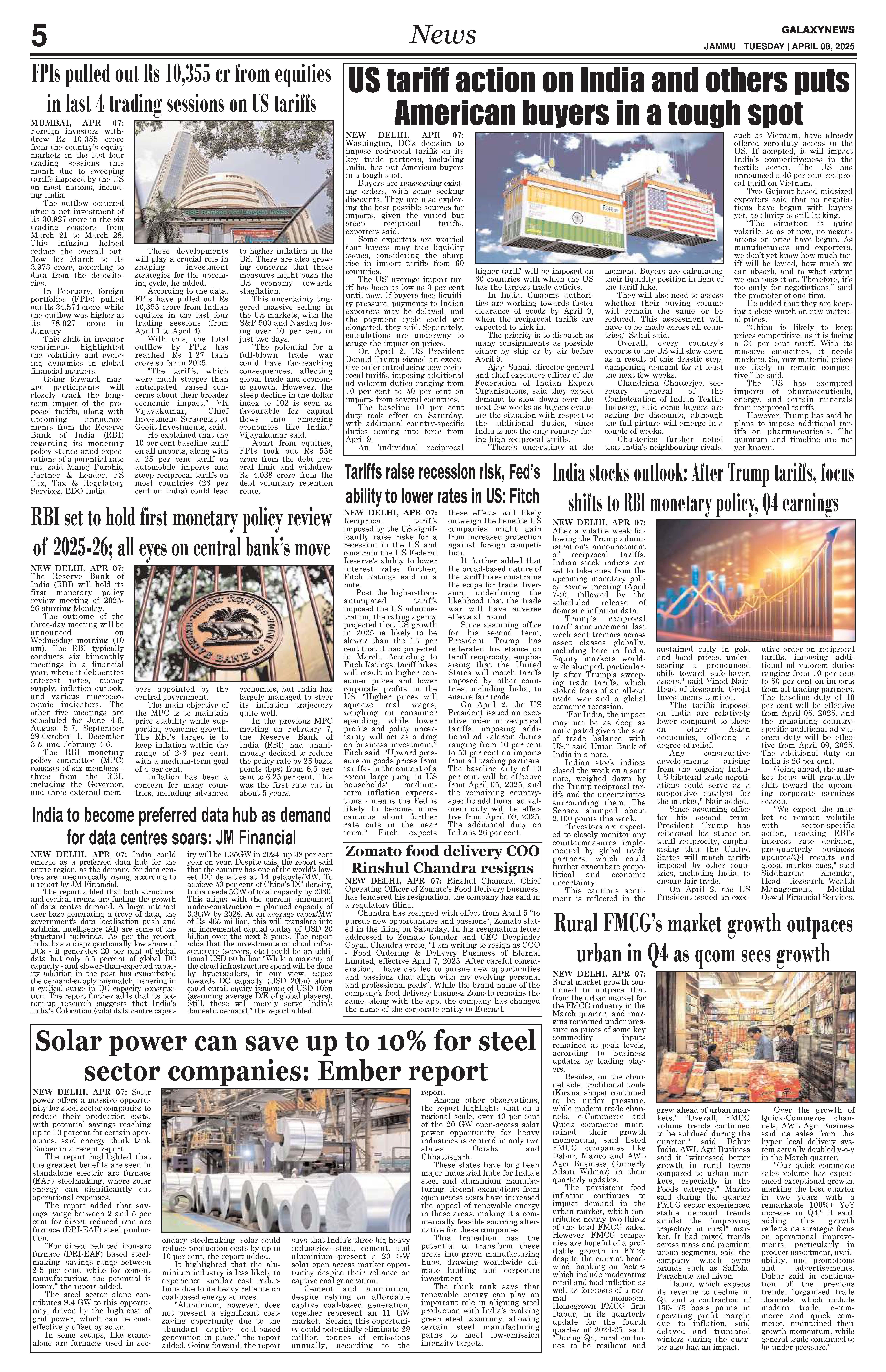 India stocks outlook: After Trump tariffs, focus shifts to RBI monetary policy, Q4 earnings