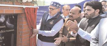 CM Omar Abdullah inaugurates vital Rohmoo Bridge over Romeshi rivulet in Pulwama