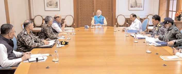 PM Modi chairs high-level meeting with Defence Minister Rajnath Singh, CDS and armed forces chiefs