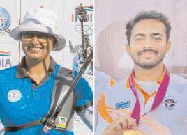 Compound mixed team in bronze play-off, Deepika, Salunkhe in recurve individual semis