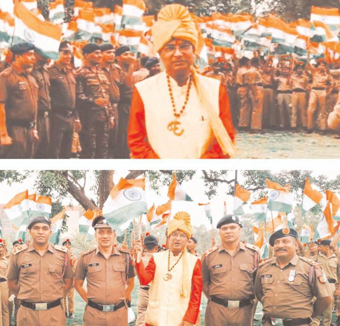 Chandel reached the Tiranga rally to encourage the credit jawans of NCC Civil Defence