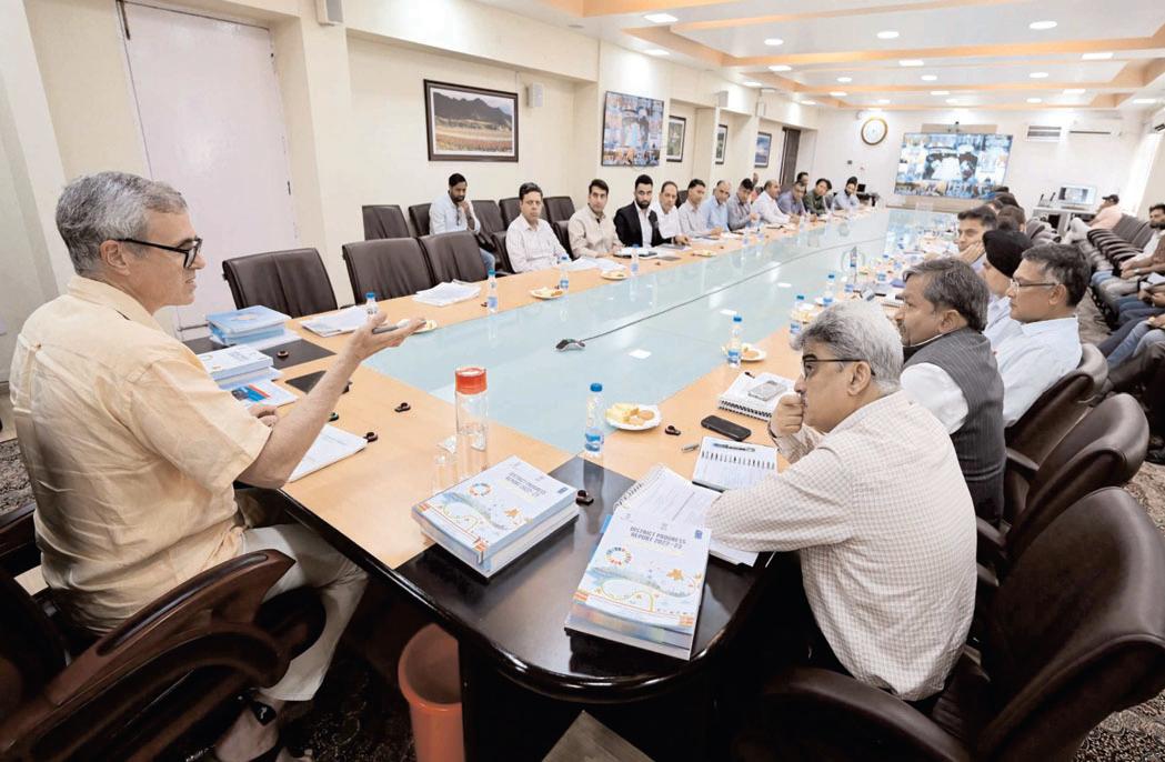 CM Omar Abdullah calls for data-driven planning, district level goals to accelerate development in J&K