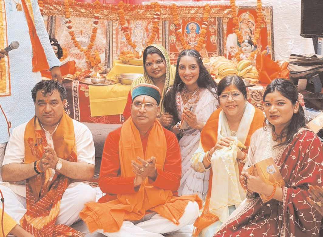 Chandel organized a grand Sundarkand Paath