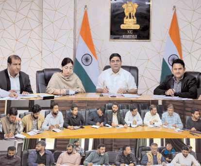 DDC Kishtwar reviews RDD plan proposals for Fiscal year 2025-26