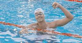 Srihari clocks Best Indian Time in 200m freestyle at Singapore National Swimming C'ship