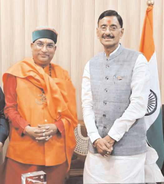 Chandel reached to congratulate Union Minister of State for Defence Sanjay Seth on the success of Operation Sindoor