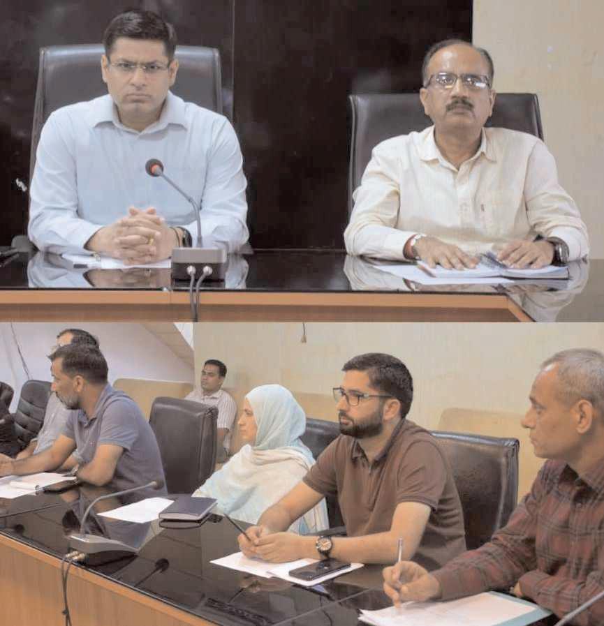 DC Poonch discusses UT Capex Budget proposals, DA-JGUA, TSP action plan