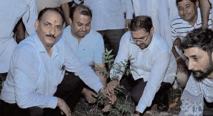 Satish Sharma launches plantation drive in Hiranagar; emphasises importance of afforestation, ecological balance