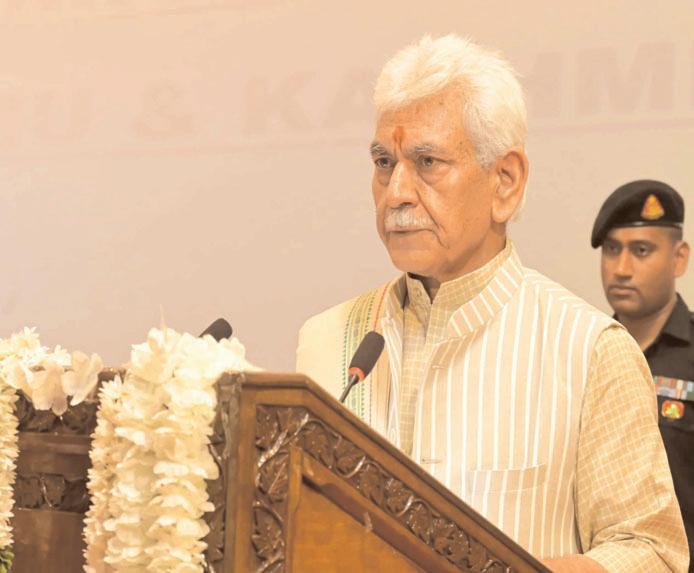 Lieutenant Governor interacts with NCC Cadets at Special National Integration Camp at Srinagar