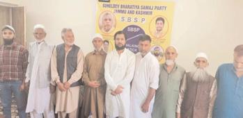 SBSP State President Vivek Bali Holds Key Meeting with Dagarpora Team, Addresses Local Issues and Party Strengthening