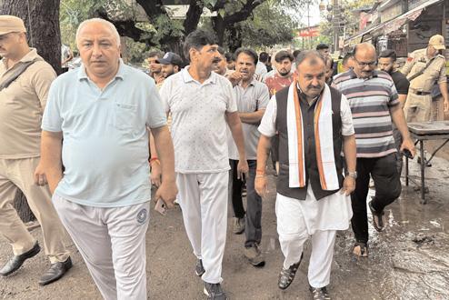 MLA Bahu Ch. Vikram Randhawa Visits