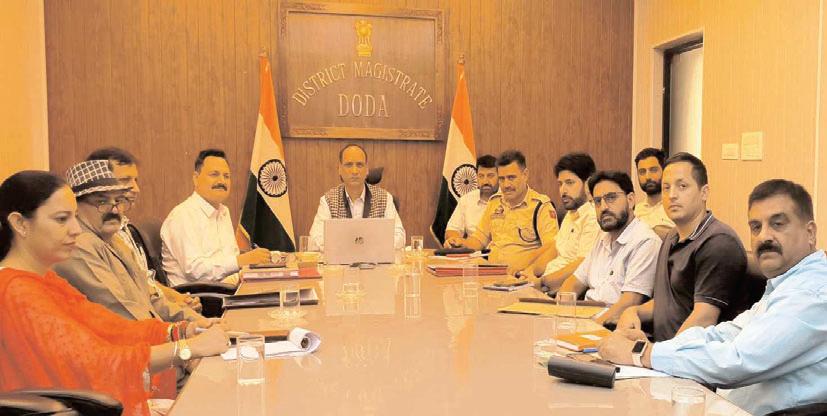 District NCORD Meeting reviews Drug Control measures in Doda District