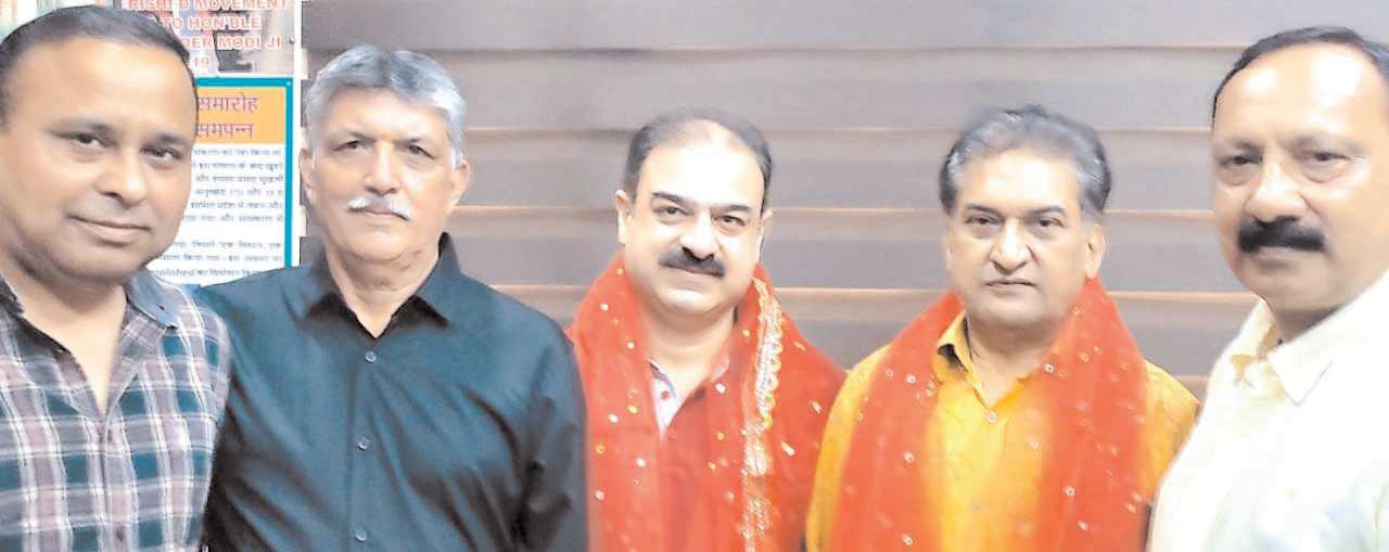 BJP Sports Cell Felicitates Balbir Ram Rattan and Sports Journalist Sanjay Puri