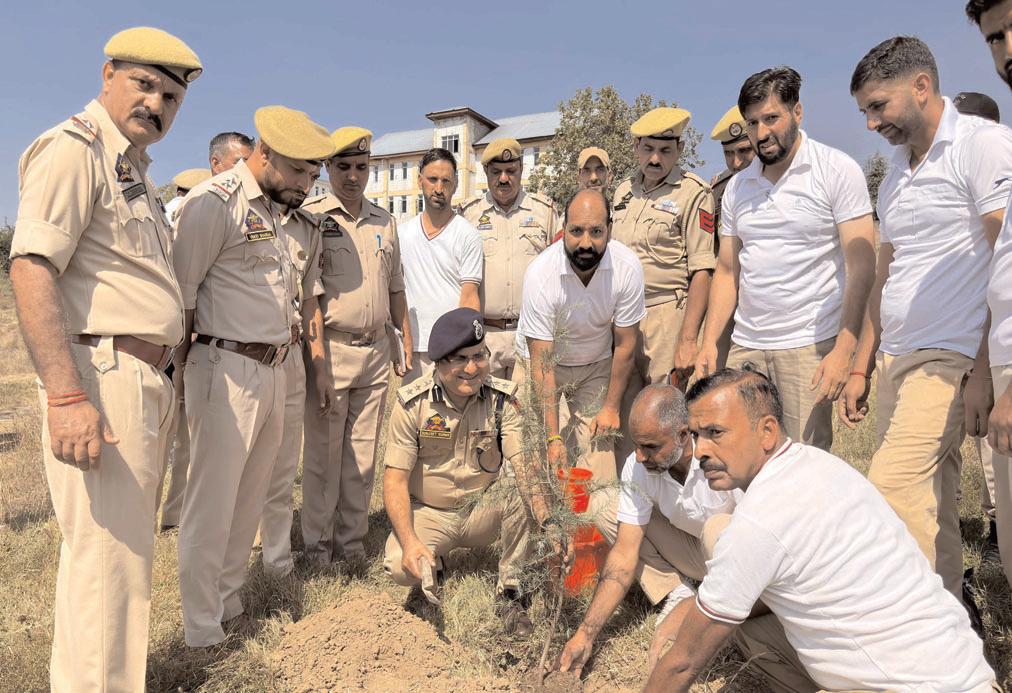 "Planting seeds of Hope" IRP 20thBn. started plantation drive at Armed Police Complex Parihaspora.