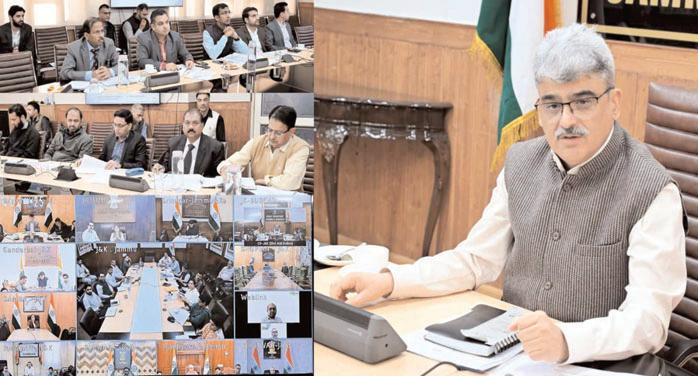 Chief Secy reviews progress on mobile and internet connectivity in shadow areas