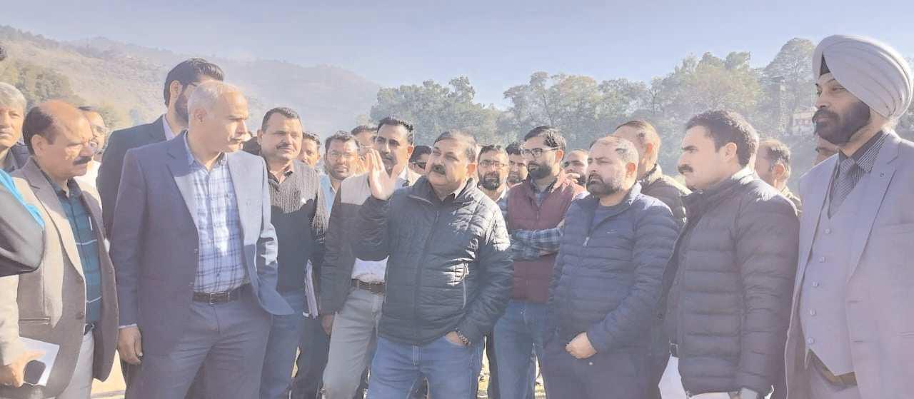 DDC Poonch inspected OP Hill Stadium Mendhar regarding Janjatiya Goravb Diwas preparation