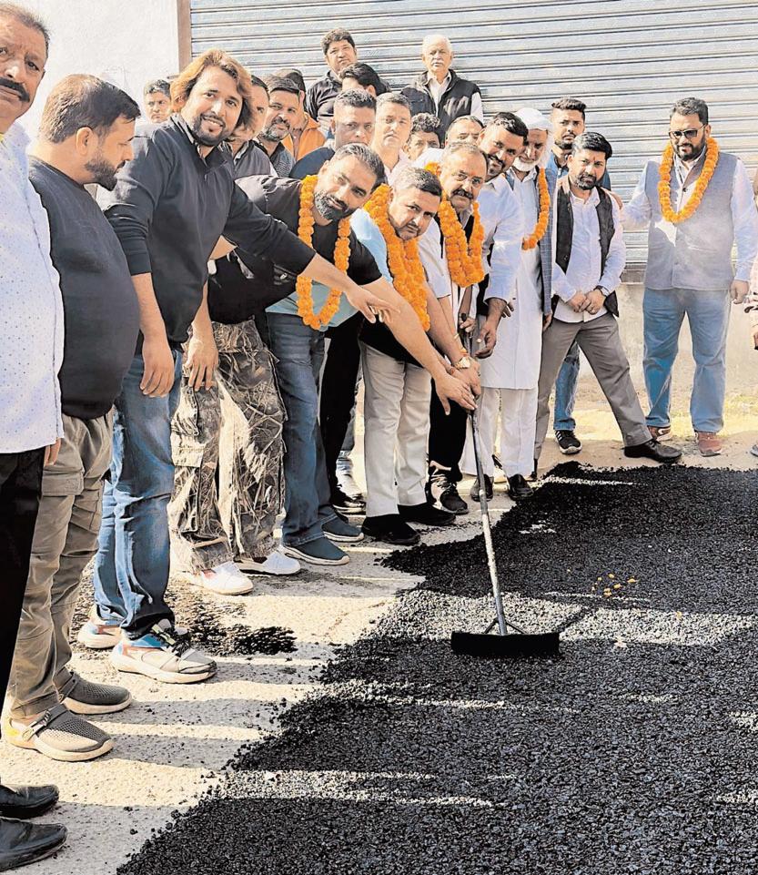 MLA Ch. Vikram Randhawa Launches Two Major Development Works Worth Over Rs 52 Lakh in Bahu Constituency