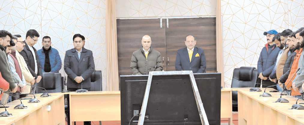 District Administration Kishtwar mourns sad demise of Sudhir Sharma AEE, JPDCL