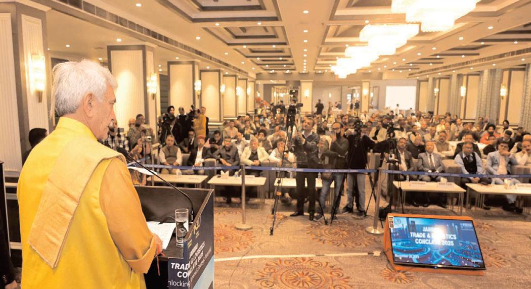 Lieutenant Governor addresses Jammu Trade & Logistics Conclave-2025