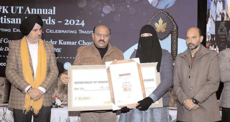 Dy CM honours 38 Master Craftsmen with Prestigious UT-Level Artisan Awards - 2024 for preserving, innovating rich Handicraft legacy