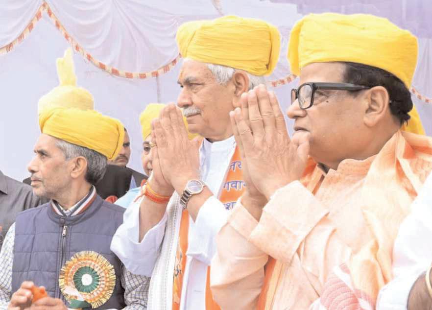 Lieutenant Governor flags off Shobha Yatra to commemorate Bhagwan Parshuram Ji Jayanti in Jammu