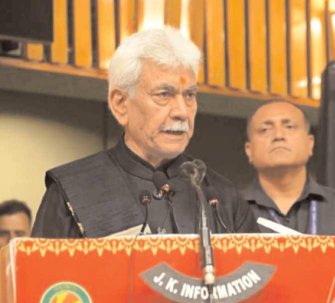 Lieutenant Governor Addressed Srinagar-Nalanda Dialogue