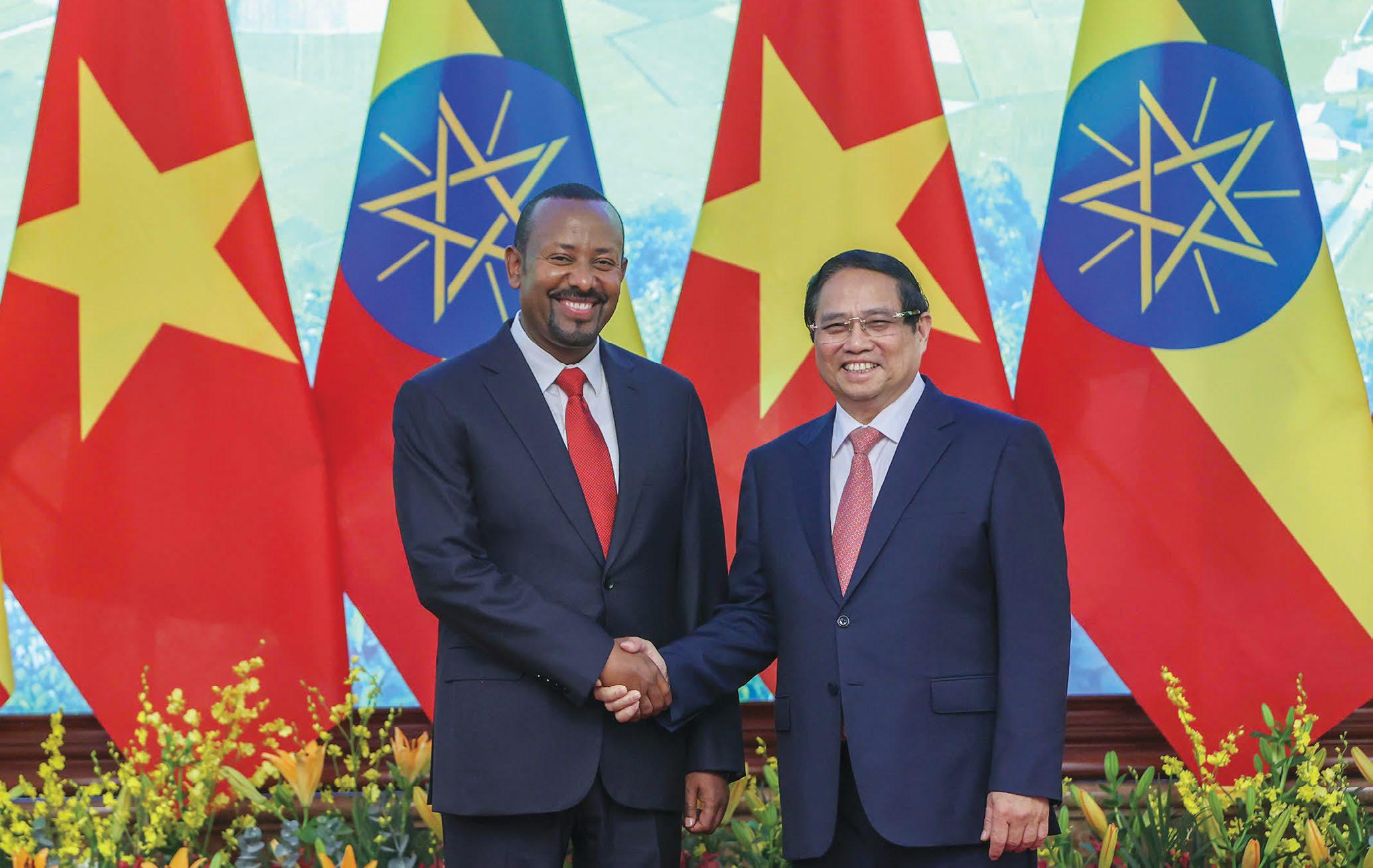 Vast range of areas for trade with Ethiopia