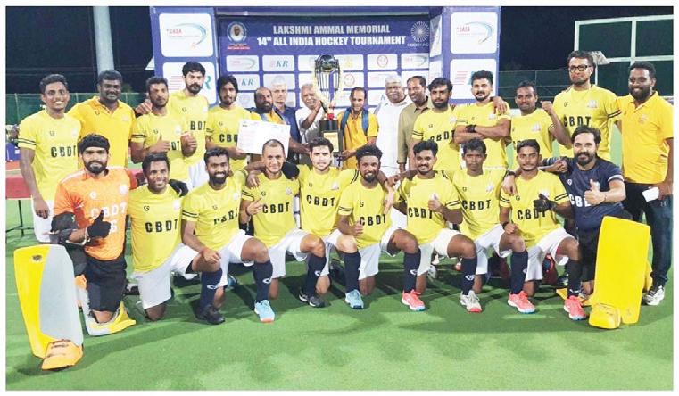 அகில இந்திய ஹாக்கி போட்டி: புதுடெல்லி மத்திய நேரடி வரிகள் வாரிய அணி சாம்பியன்