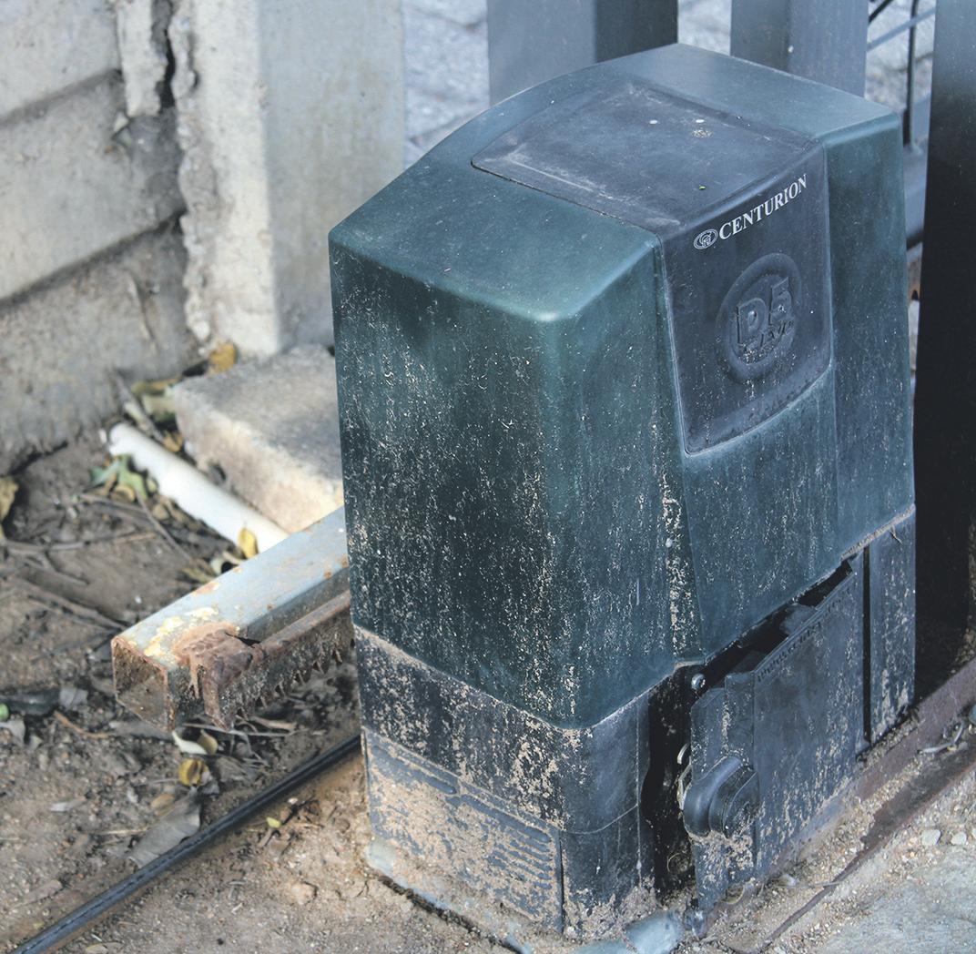 Gate motor theft on the rise