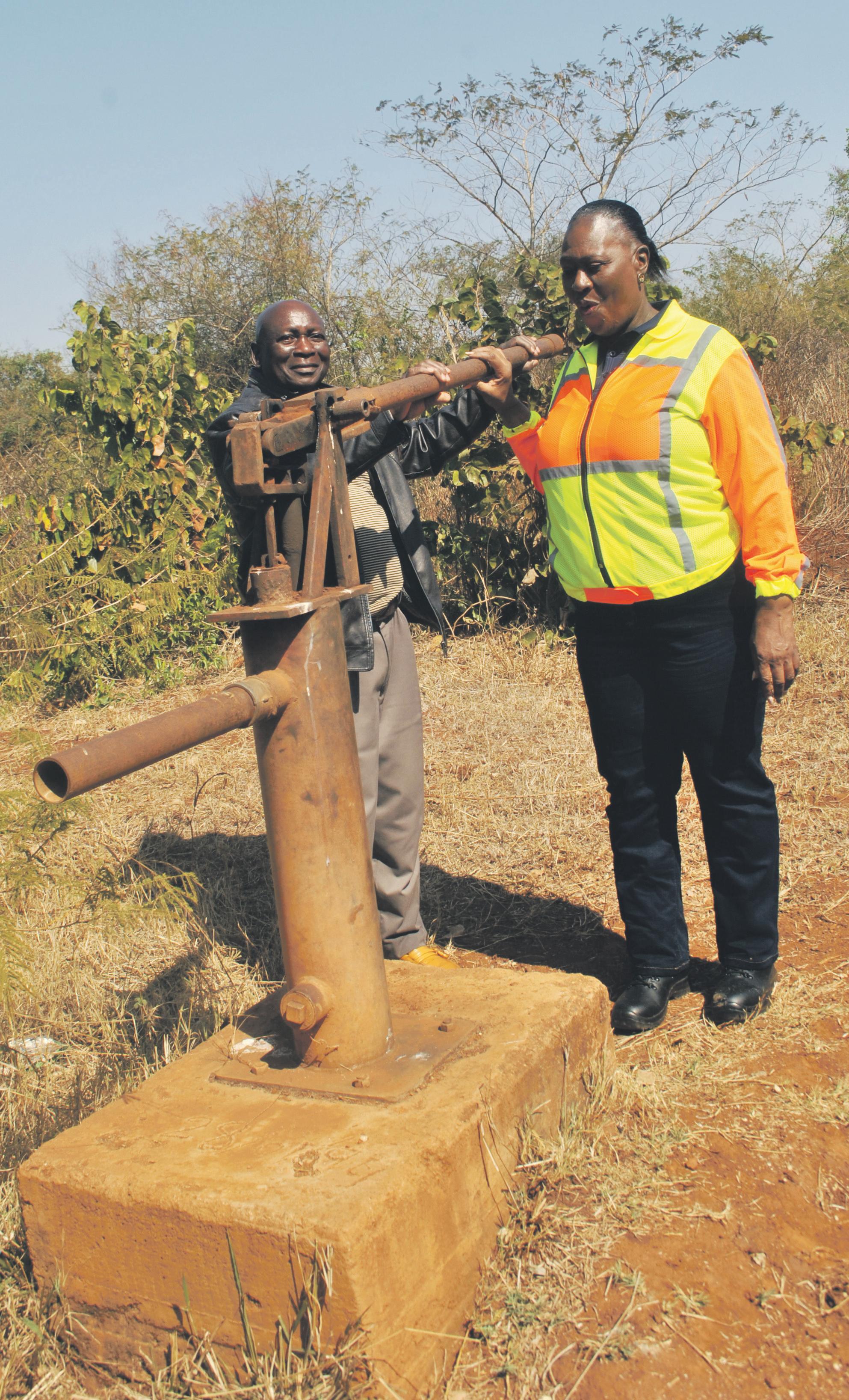 New boreholes after years of no water