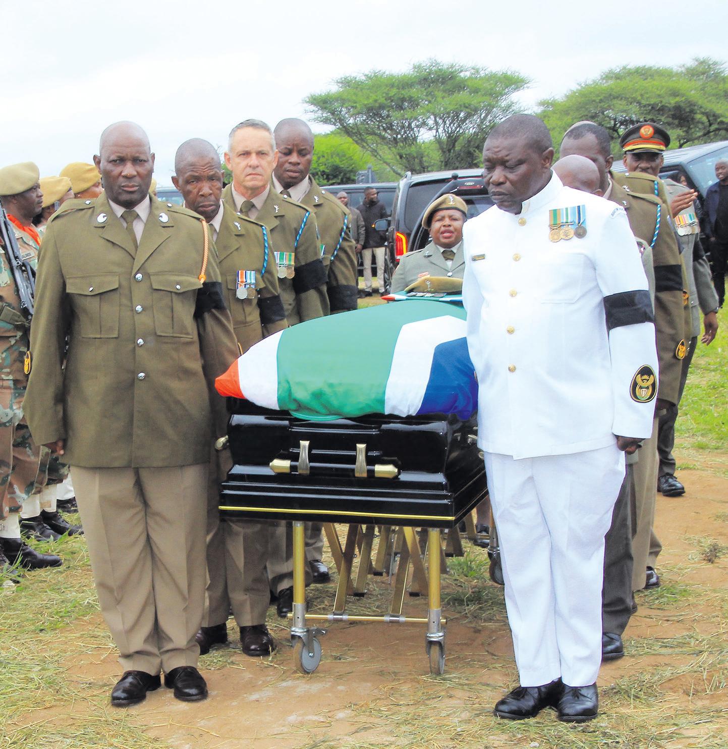 Former soldier laid to rest with full military honours