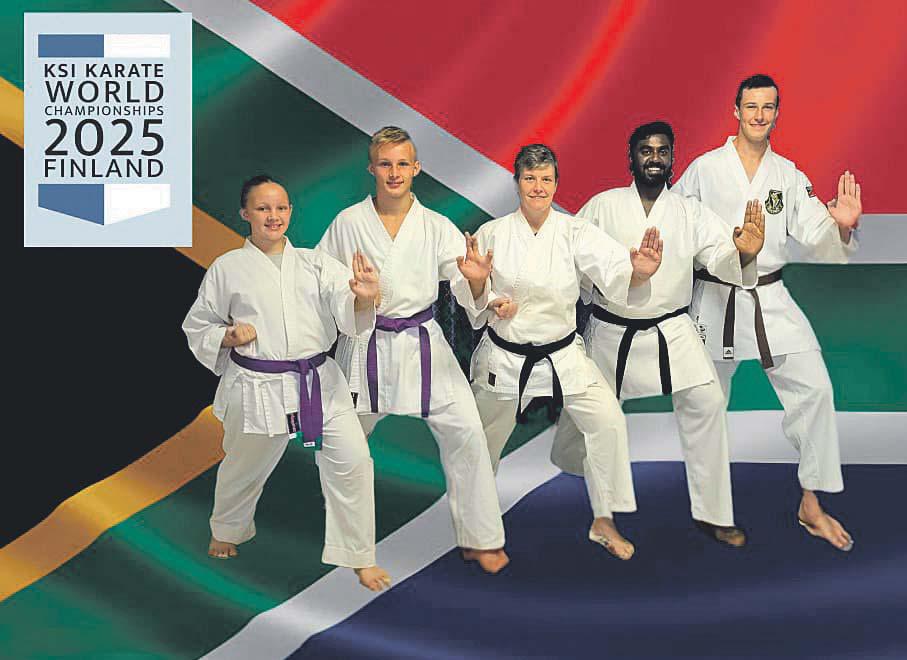 Karatekas na Finland vir wêreldtoernooi
